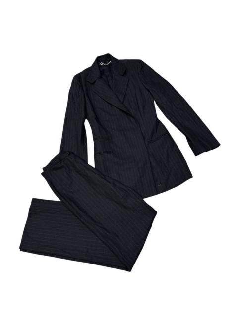 GUCCI GUCCI PINSTRIPE POINT BLAZER