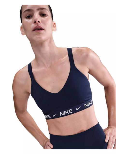 Nike Women's Indy Medium Support Padded Adjustable Sports Bra -Navy