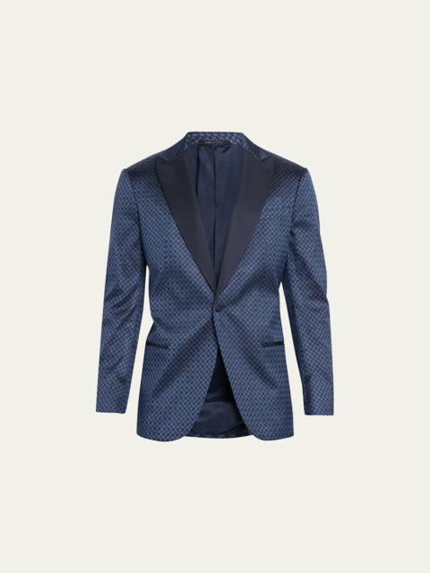 GIORGIO ARMANI Men's Silk Jacquard Blazer