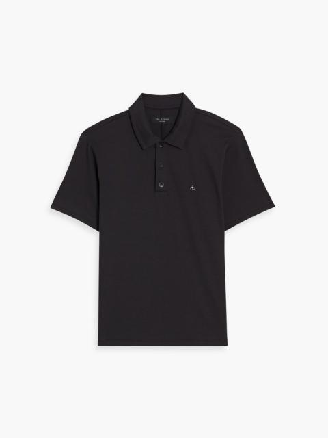 rag & bone Pima cotton-jersey polo shirt