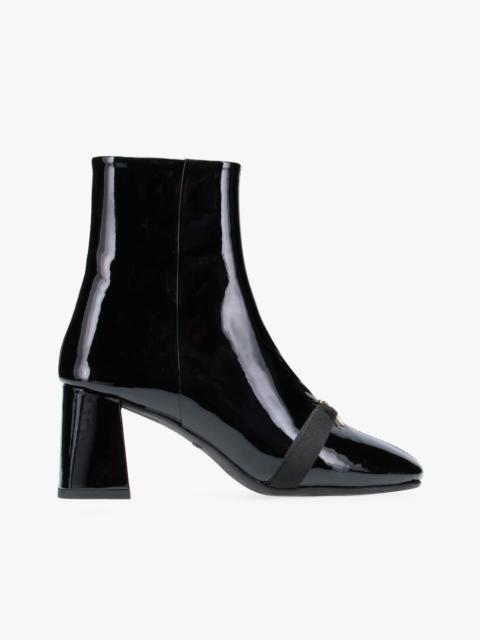 Repetto PHOEBE METALLIC BOW ANKLE BOOTS