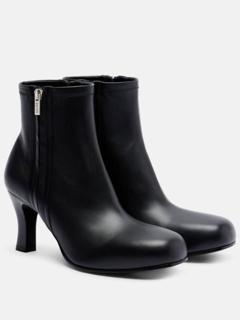Loewe Bobine 90 leather ankle boots
