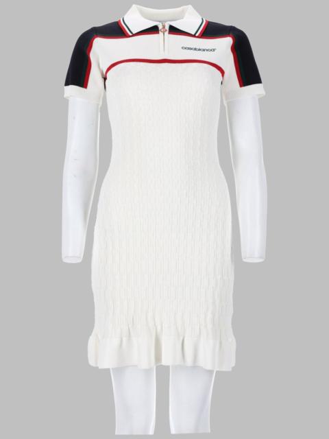 CASABLANCA Casablanca Women Mini Abito Polo Da Tennis In Maglia