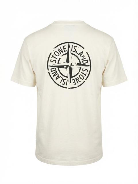 Stone Island `Camo Compass` Print T-Shirt