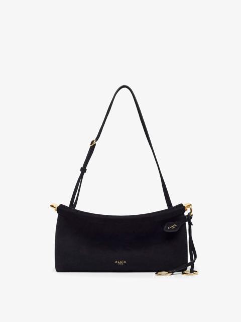 Alaïa Le Click EW Small black suede bag