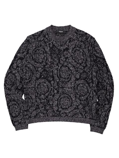 VERSACE Versace Cable-Knit Barocco Sweater