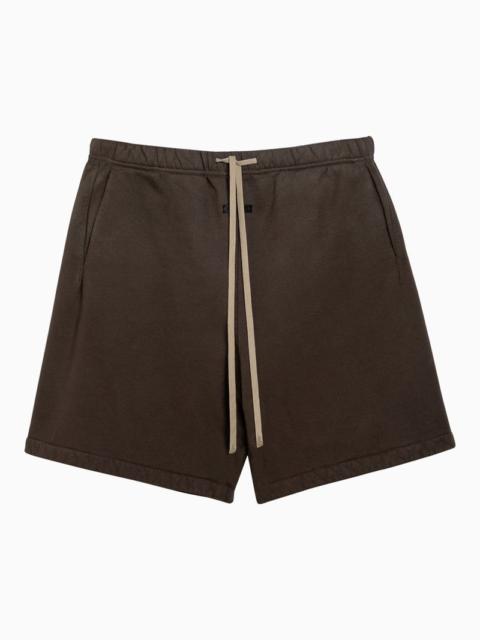 Fear of God Fear Of God Olive Green Cotton Drawstring Shorts Men