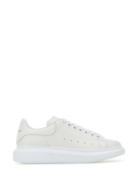 Alexander McQueen Alexander Mcqueen Women White Leather Sneakers
