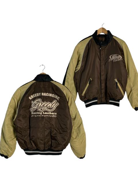 Other Designers Japanese Brand - Vintage Greedy Racing Motorcycle Jacket