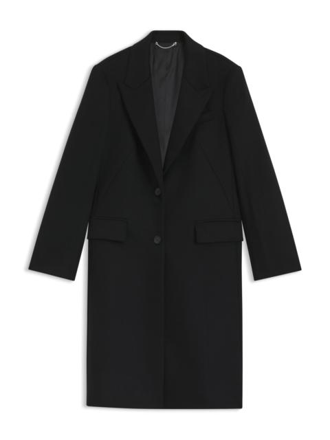 BOSS REGULAR-FIT COAT IN WOOL WITH PEAK LAPELS