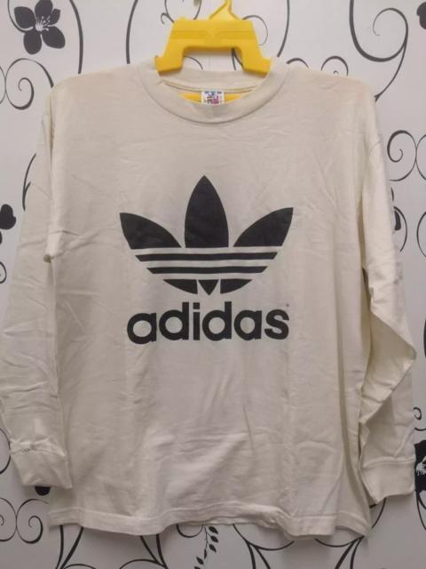 adidas Vintage Adidas Trefoil Original Tee Big Logo Hip Hop