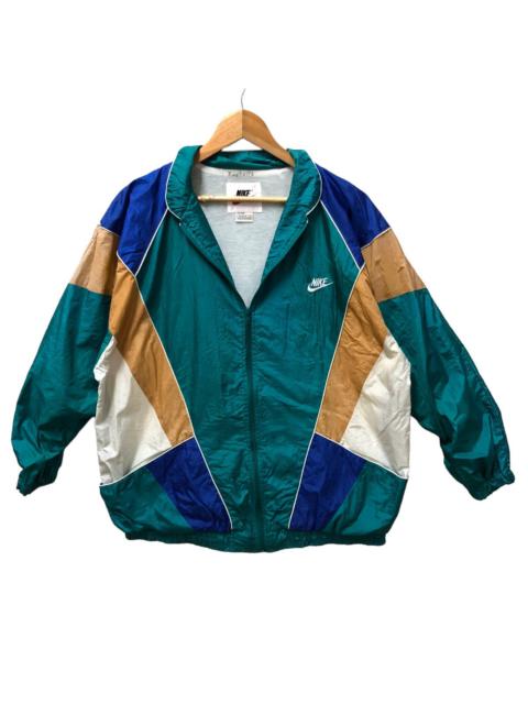 Vintage nike colour block windbreaker jacket