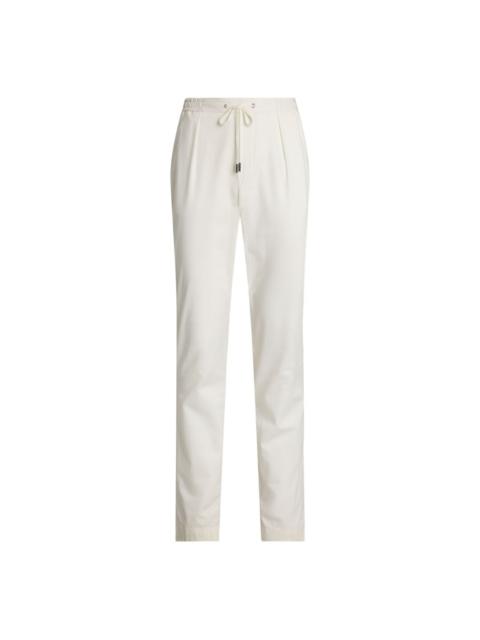 pleated drawstring trousers