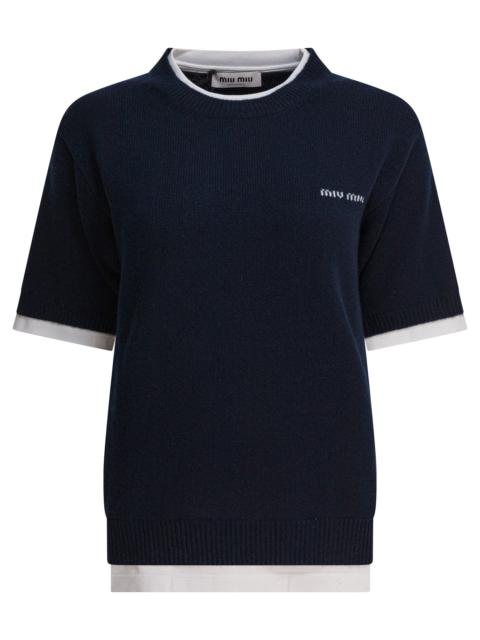 Miu Miu Miu Miu Cashmere Crewneck Sweater