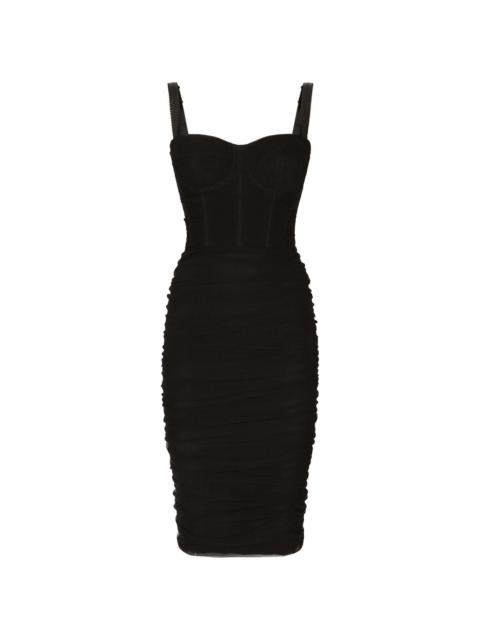 Dolce & Gabbana corset-style midi dress