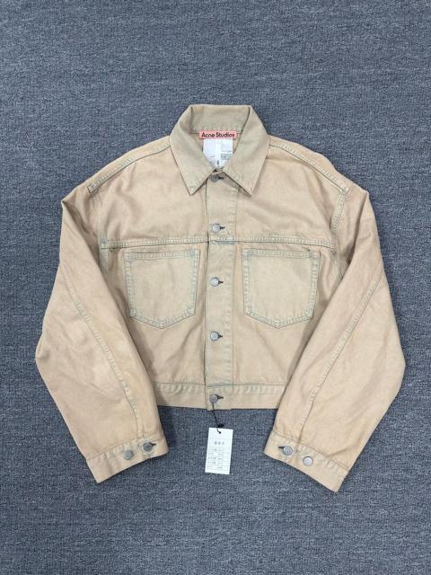 Acne Studios Acne Studios Khaki Denim Jacket