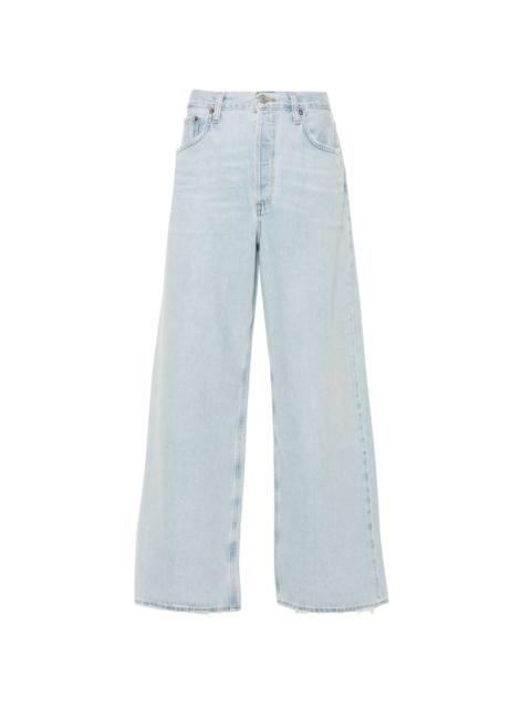 Low Slung Baggy cotton jeans