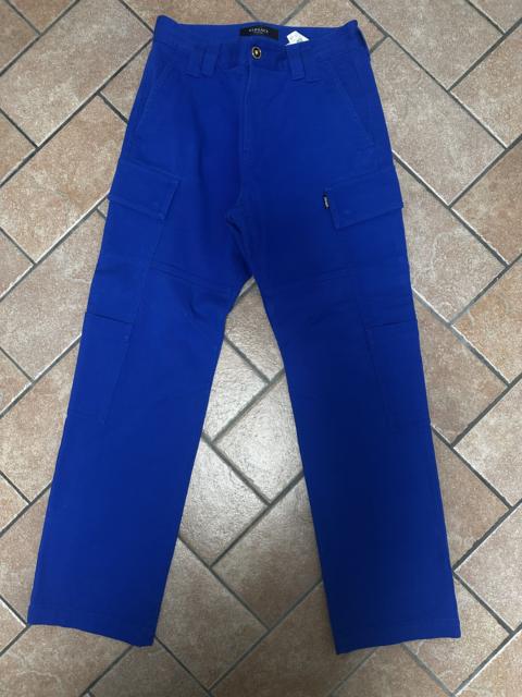 VERSACE Versace Blue Cargo Trousers