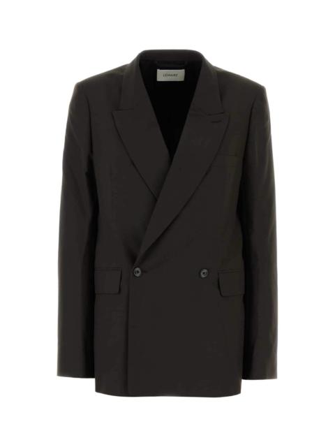 Lemaire Lemaire Women Dark Brown Twill Blazer