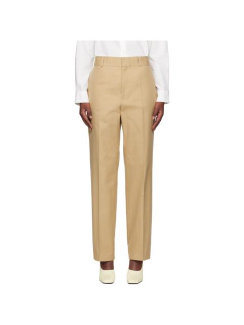 FILIPPA K Beige Tailored Cotton Trousers