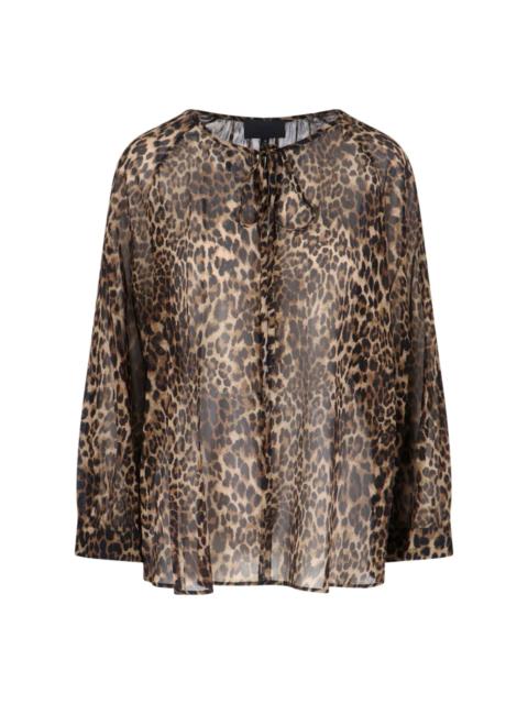 NILI LOTAN 561 W1722VINTAGE LEOPARD PRINT