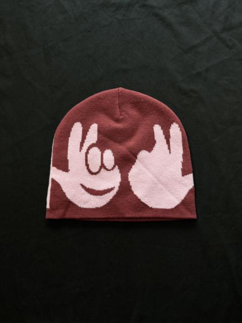 Other Designers Japanese Brand - Deadstock Bang Bang Hand Signal No Cuff Knit Beanie Hat OS
