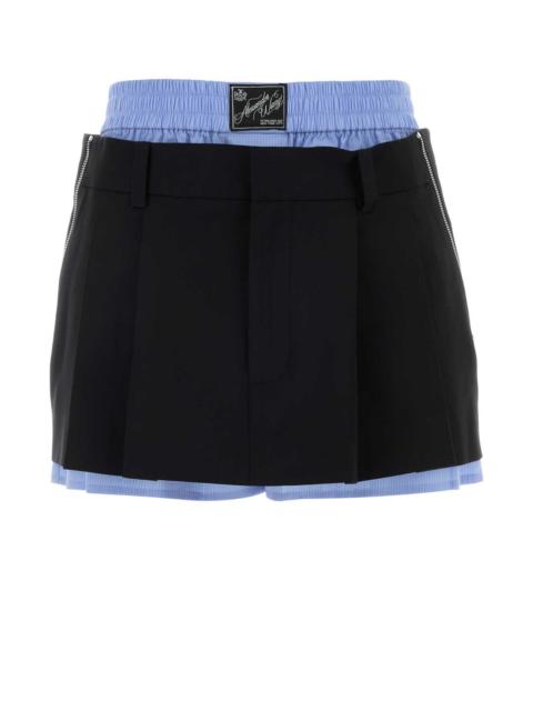 Alexander Wang Alexander Wang Women Black Twill Pant-Skirt