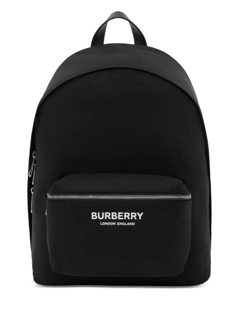 Burberry Jett Logo Print Backpack