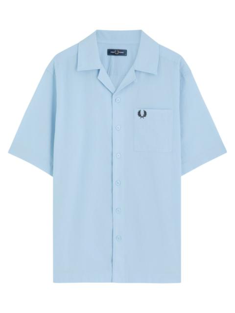 Fred Perry Logo-embroidered Cotton Shirt