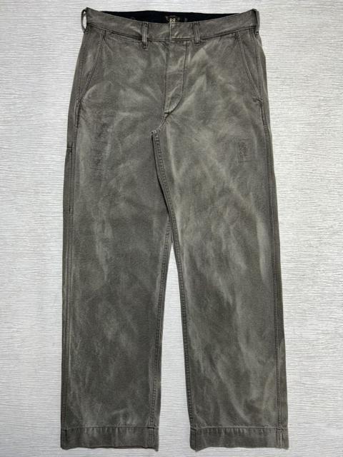 RRL by Ralph Lauren RRL - Cinch Back Distressed Effect Baggy Work Pants