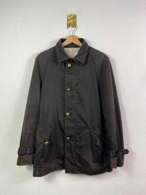 Other Designers Archival Clothing - PPFM Peacoat Jacket Rare Sun Faded Design