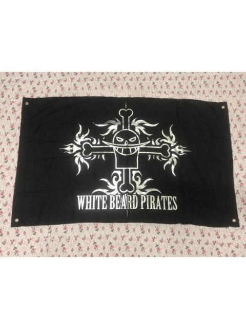 Anime One Piece White Beard Edward Newgate pirate flag