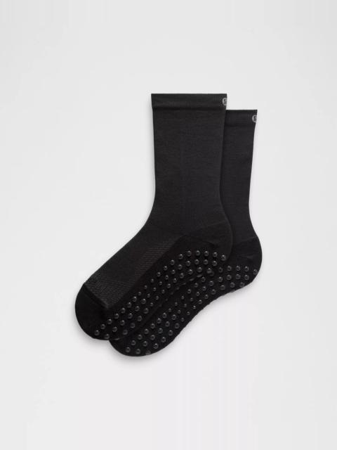 lululemon Unisex Find Your Balance Grip Crew Socks