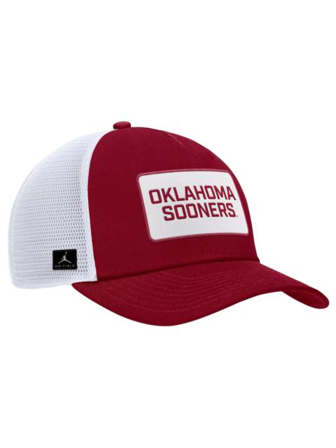 Jordan Jordan Adult Oklahoma Sooners Team Crimson Game Day Trucker Adjustable Hat