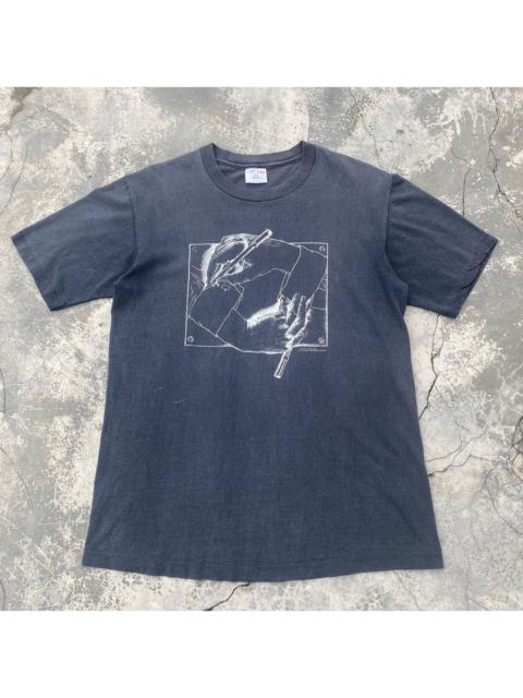 Other Designers Vintage - 1989 MC ESHER “Drawing Hands” tee
