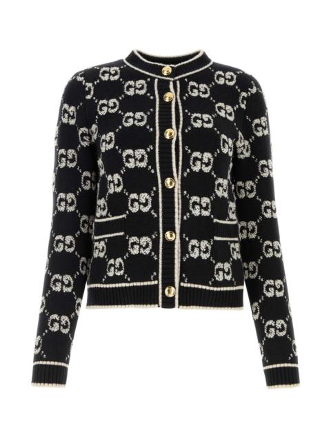 GUCCI Gucci Women Embroidered Wool Cardigan