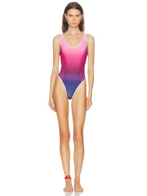 CASABLANCA Printed One Piece Swimsuit