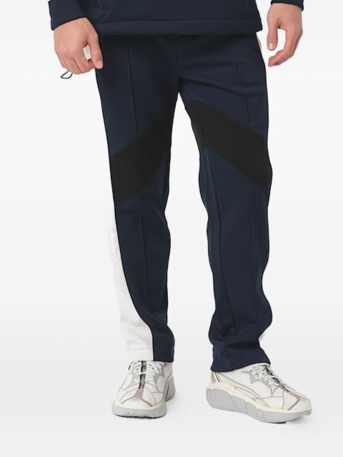 HUGO panelled logo-patch track pants