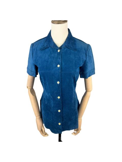 Dolce & Gabbana Vintage Dolce & Gabbana Leather Shirt Button Down