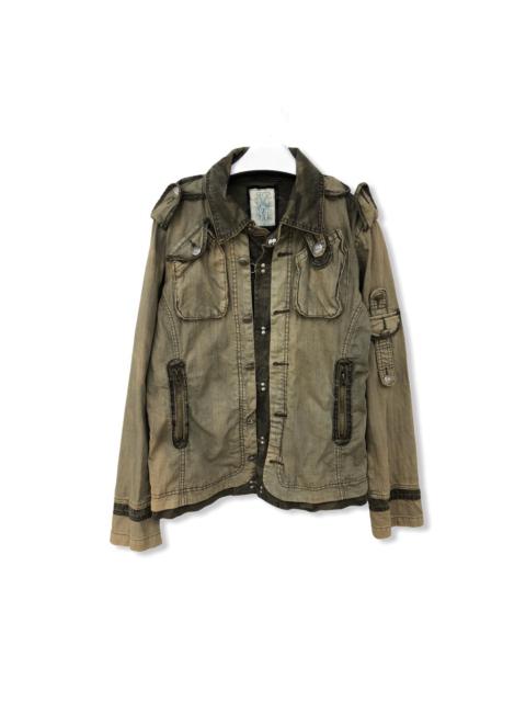 Other Designers Japanese Brand - Japanese Brand Twenty Work Multipocket Button Jacke