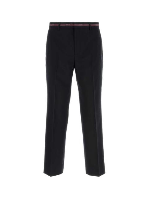 GUCCI Gucci Men Midnight Blue Wool Pant