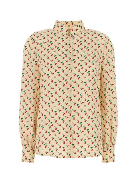 Valentino Garavani Women Printed Crepe Shirt