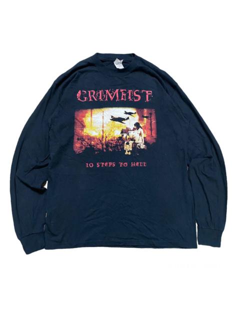 Other Designers Band Tees - Vintage Norway Metal Band GRIMFIST Shirt '10 Steps to Hell