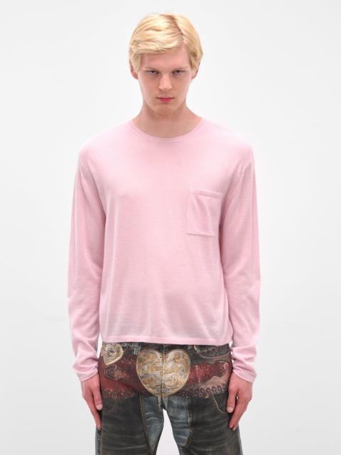 Acne Studios Pink Cashmere Knit Long Sleeve