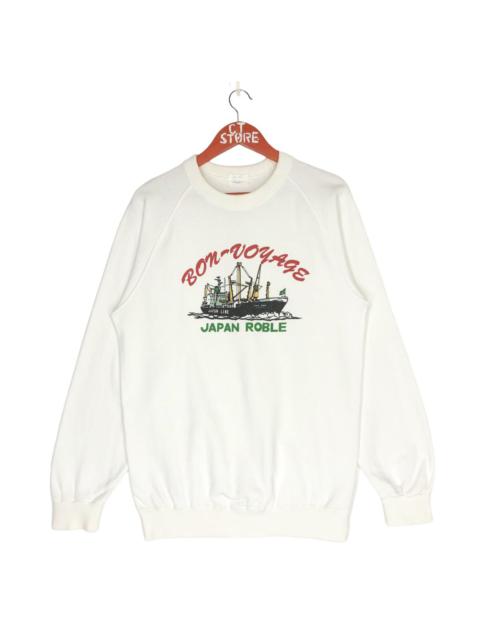 Other Designers Vintage Bon Voyage Japan Roble Sweatshirts Big Logo