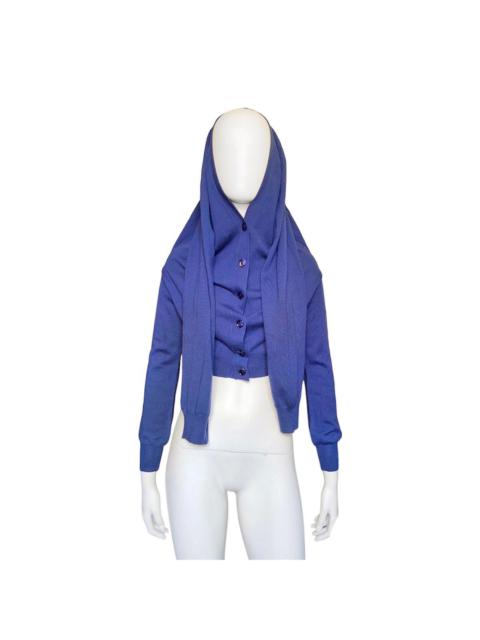 Maison Margiela Maison Martin Margiela fall 2007 artisanal four arms blue wool cardigan S