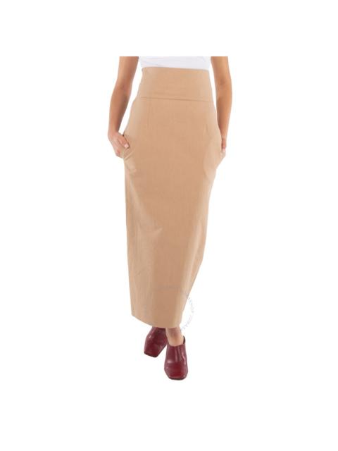 Other Designers Calcaterra Biscuit Long Tubino Skirt