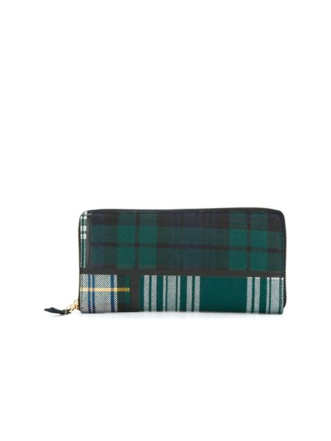 Comme Des Garçons SA0110TP WALLET TARTAN PATCHWORK - GREEN