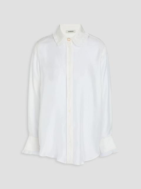 Sandro Silk-twill shirt