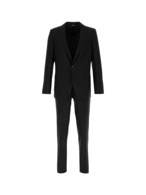 Dolce & Gabbana Dolce & Gabbana Men Black Wool Blend Suit